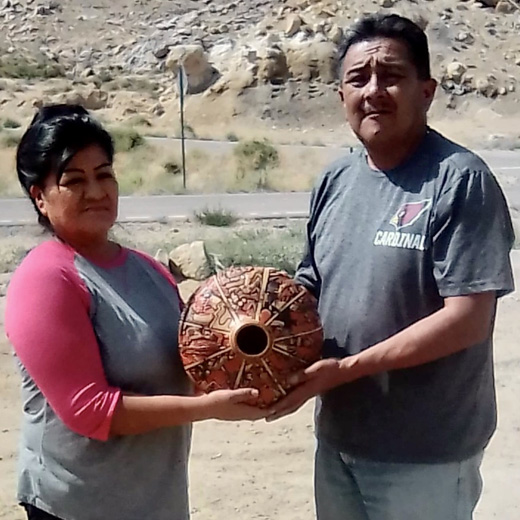Pueblo Pottery By Marty Elvira Naha Hopi Calendar